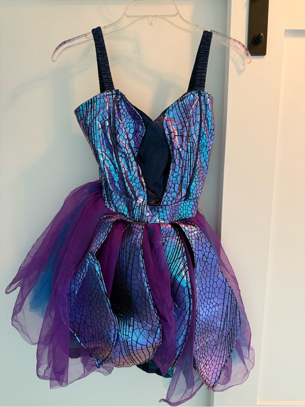 Iridescent Purple & Blue Dance Tutu Dress for Girls